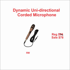 Uni-direction Dynamic Corded Mic