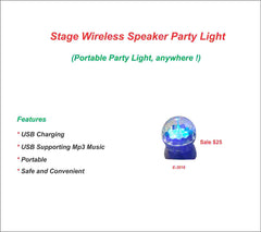 Stage Wireless Speaker Party Light