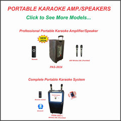 Portable Karaoke Amplifier Speakers