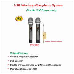 USB Wireless Microphone-2024 (Double)