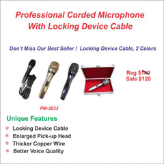 Professional Corded Microphone