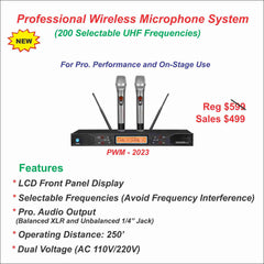 Professional Wireless Microphone