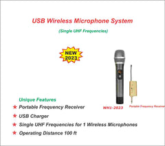 USB Wireless Mic System (Single)