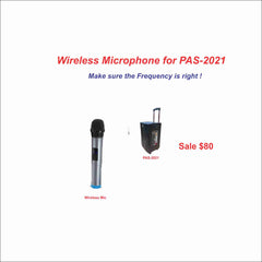 Wireless Microphone for PAS-2021