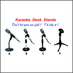 Karaoke Microphone Desk Stand