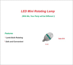 LED Mini Rotating Lamp